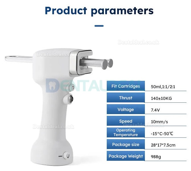 Electric Dental Impression Dispensing Gun 1:1 / 2:1 50ml